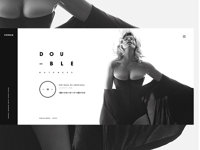 Fergie | official website clean design fergie homepage minimal music product ui userinterface ux visual web