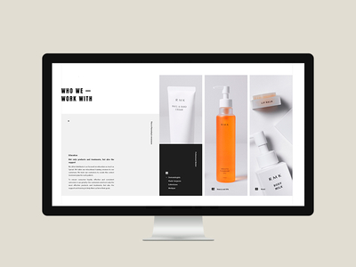 Beauty Landing "SPROUT" beauty clean fashion interface landing minimalism ui ux website