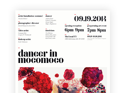 Dancer in MocoMoco Poster
