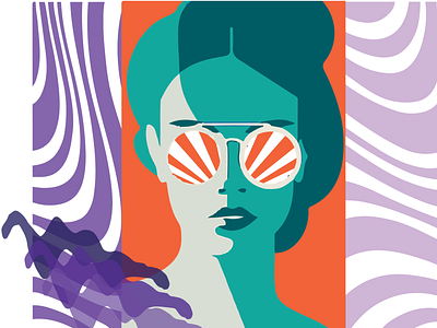 Sunglasses branding creative design graphic design ux vector