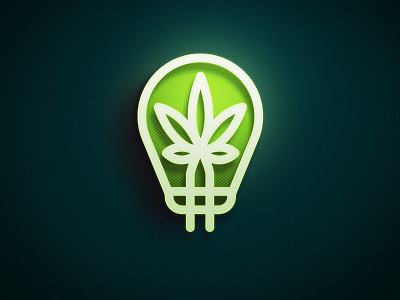 Legalight bulb cannabis joint legal light logo marijuana weed