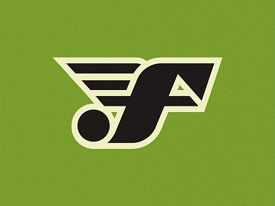 F Letter 36dayoftype f logo