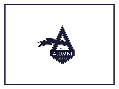 Alumni Logo Dark branding clothing logo