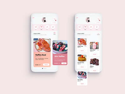 Café Rosé - Concept app