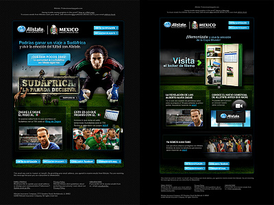 AllState email Campaign design email photoshop ui