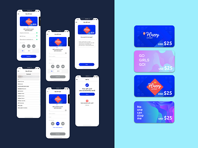 Gift Card design ui ux