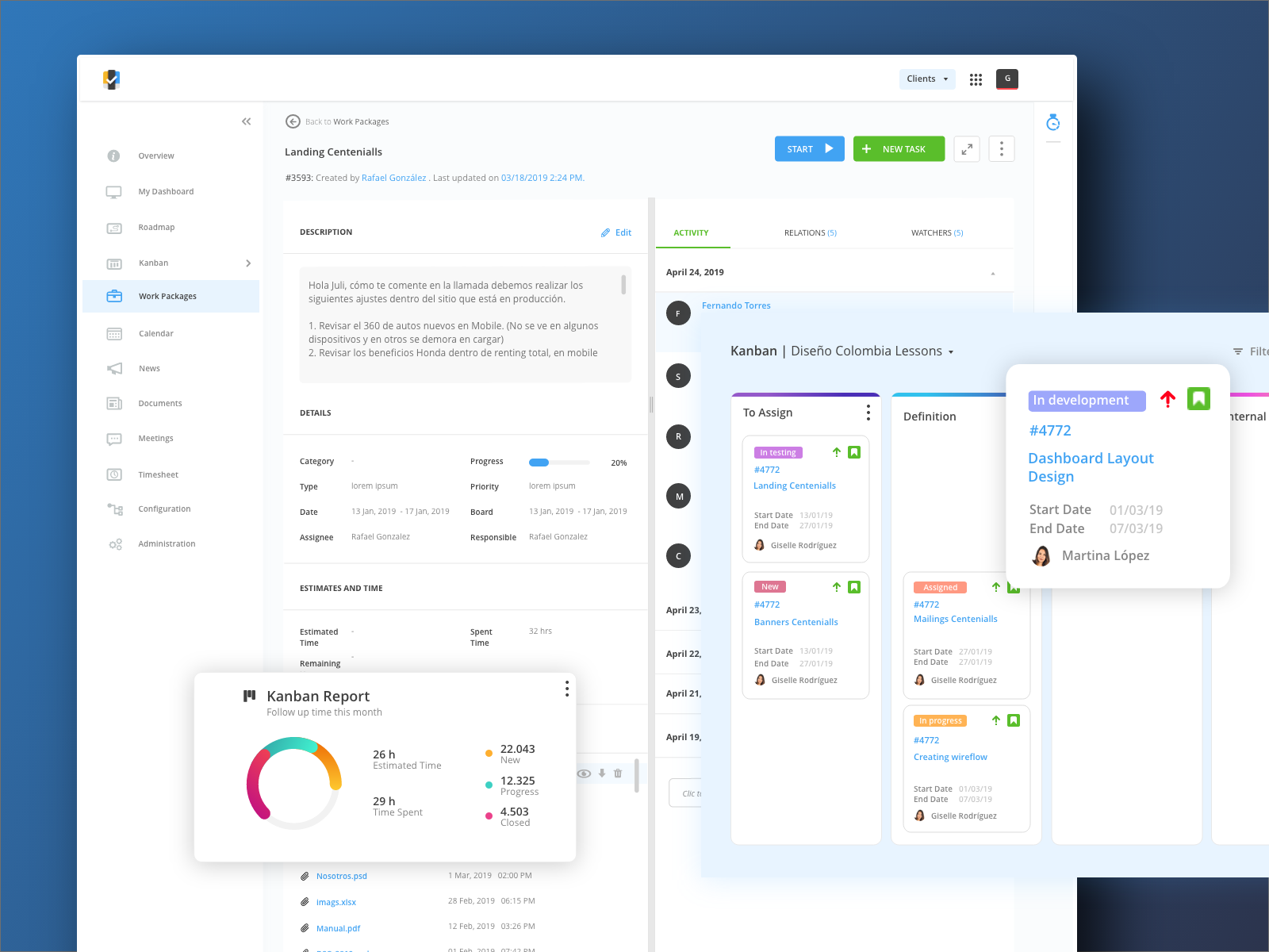 Task Manager by Andrés M. Hernández on Dribbble
