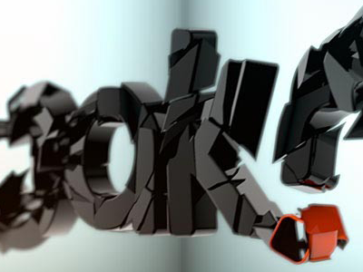 Speak logo bumper peek 3d after effects animation c4d compositing logo motion graphic