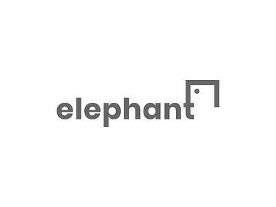 Minimalist Elephant animal animal logo elephant elephant logo geometric geometric logo logo logo concept logos minimalism minimalist minimalist design minimalist logo safari safari logo sanserif