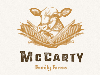 Vintage Farm Logo agriculture asaad studio classic farm hand drawn logo design vintage