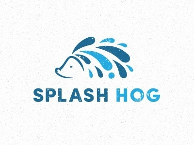 Splash Hog Logo hog logo splash water