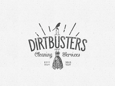 Dirt Busters logo asaad black busters dirt logo rustic vintage