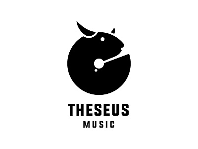 Theseus Music bull music negative space old music disk theseus