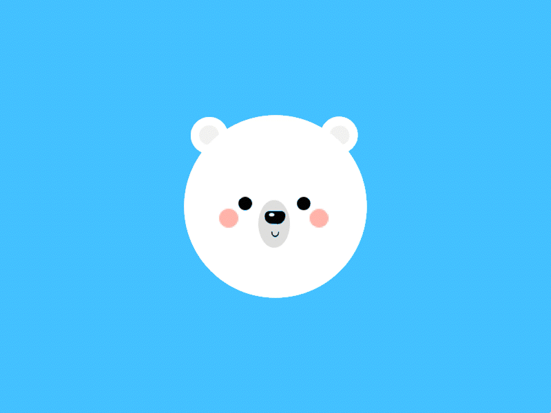 Polar Bear illustration motion design