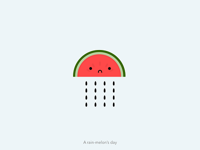 #003 - Icon Design illustration visual design watermelon