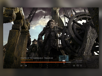 #026 - Video Player 100 ui design challenge daily ui interface uxui design video player