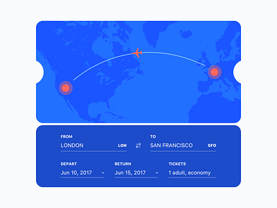 #037 - Flight Search 100 day ui design challenge daily ui flight search visual design