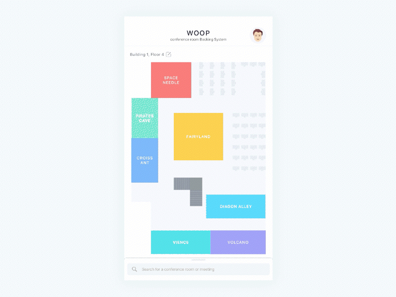 #40 - Schedule Interactive Prototype 100 day ui design challenge book meeting room daily ui interaction design schedule uxui design