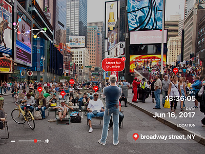 042 - Virtual Reality 100 day ui design challenge daily ui new york street view virtual reality
