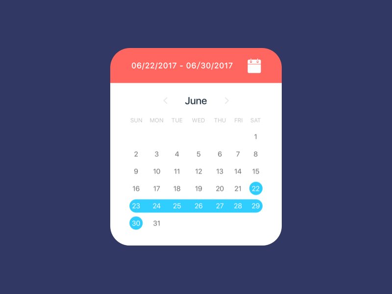 #049 - Date Picker By Adelaide Wang On Dribbble