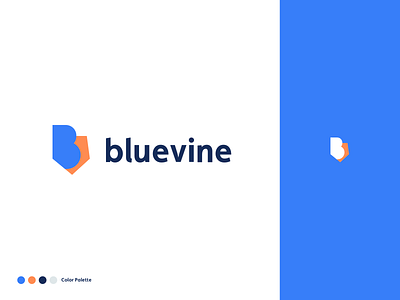 Bluevine Logo Idea design logo ui uxui design