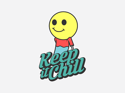 Keep It Chill design graphic design illustration typography vector