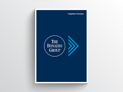 Together Forward blue brand branding chevron corporate culture forward icon identity logo purpose together vector