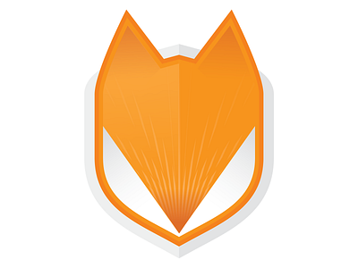 Fox Concept One branding fox foxes icon logo logo deisgn orange security shield