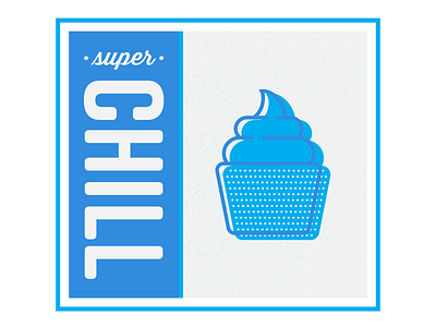 WIP: Super Chill Frozen Yogurt branding frozen yogurt ice cream icon illustration logo