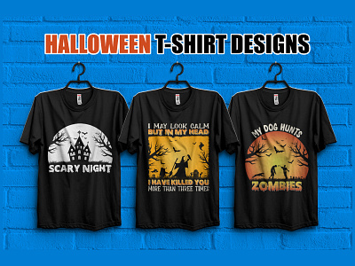 Halloween T-Shirt Design sublimation design