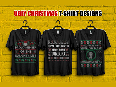 Ugly Christmas T-Shirt Design jahir2xd