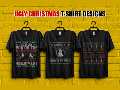 Ugly Christmas T-Shirt Design jahir2xd