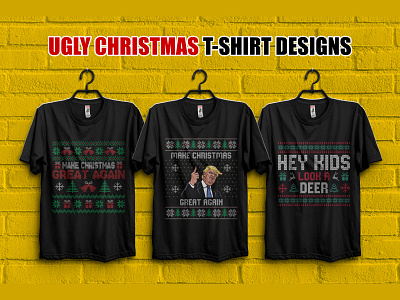 Ugly Christmas T-Shirt Design jahir2xd