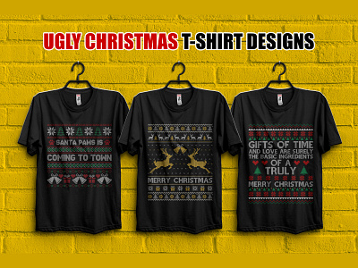 Ugly Christmas T-Shirt Design jahir2xd