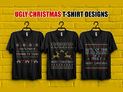 Ugly Christmas T-Shirt Design