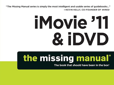 (DOWNLOAD)-iMovie '11 & iDVD: The Missing Manual (Missing Manual app book books branding design download ebook illustration logo ui