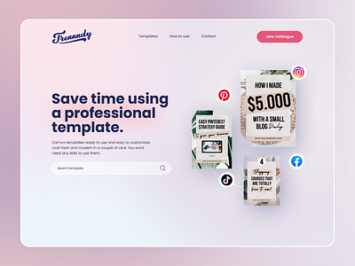 Trennndy - Social media templates for sell