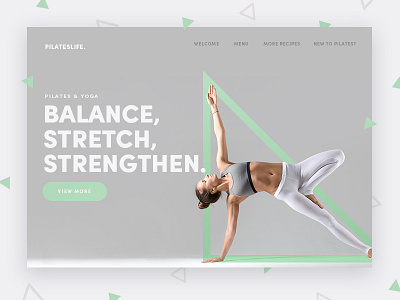 Pilates & Yoga balance pilates sport strengthen stretch woman yoga