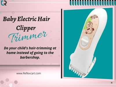 Baby Electric Hair Clipper Trimmer advertisment canva dribbble free design product design social media post
