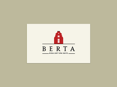 Berta Loft branding design logo vector