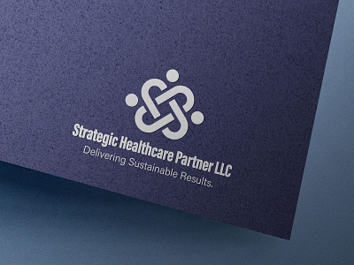 Strategic Healthcare Partner brand design brand identity branding design graphic design logo mbezatlliu vector