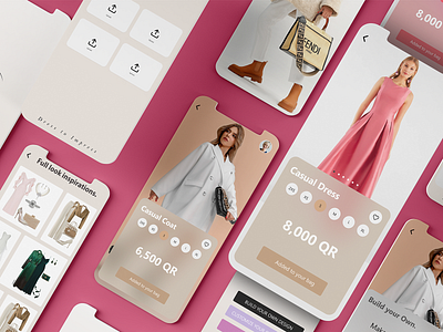 Qatar Fashion App. Ux / Ui Design