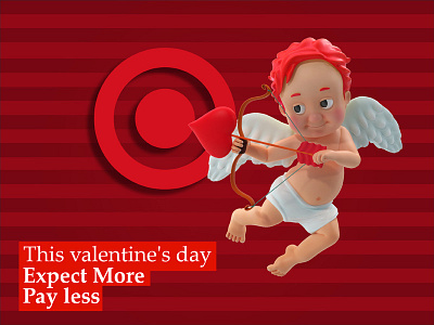 Cupid's Target cupids target graphic design mbezatlliu target valentines day