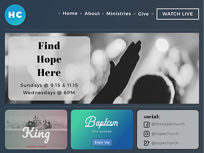 Church Web Design UI 💡