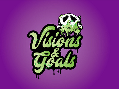 visions & goals dripping drops gases graffiti graffiti design illustration lettering mask melting design toxic design toxic mask design