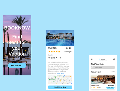 Hotel Booking Hotel design hotelapp ui