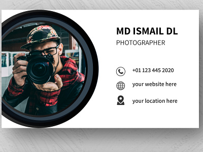 Photographecr Business card