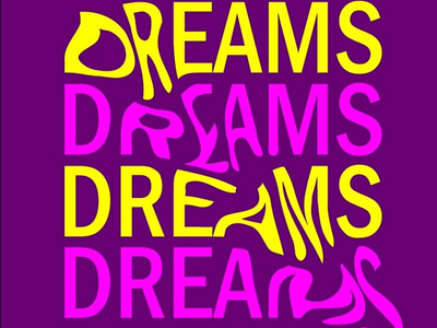 game with font. DREAMS