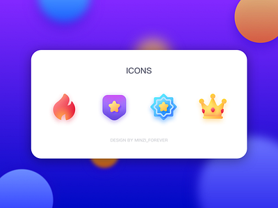 ICONS app design forever game icon minzi ui