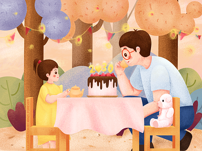 Birthday Father designs, themes, templates and downloadable graphic  elements on Dribbble